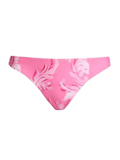 Milly Women's Canopee Graphic Bikini Bottom - Pink Multi - Size Large | Thumbnail 1