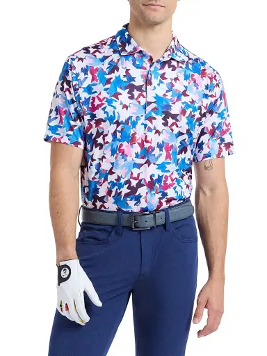 Robert Graham Men's Bartlow Knit Polo Shirt | Thumbnail 3 Robert Graham Men's Bartlow Knit Polo Shirt | Thumbnail 3