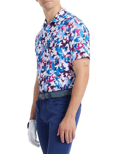Robert Graham Men's Bartlow Knit Polo Shirt | Thumbnail 4 Robert Graham Men's Bartlow Knit Polo Shirt | Thumbnail 4