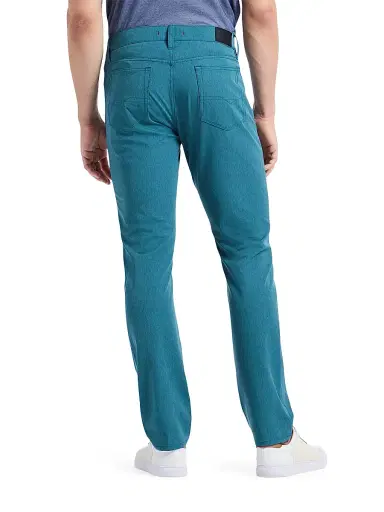 Robert Graham Men's Grady Five-Pocket Woven Pants - Dark Teal - Size 40 | Thumbnail 5 Robert Graham Men's Grady Five-Pocket Woven Pants - Dark Teal - Size 40 | Thumbnail 5