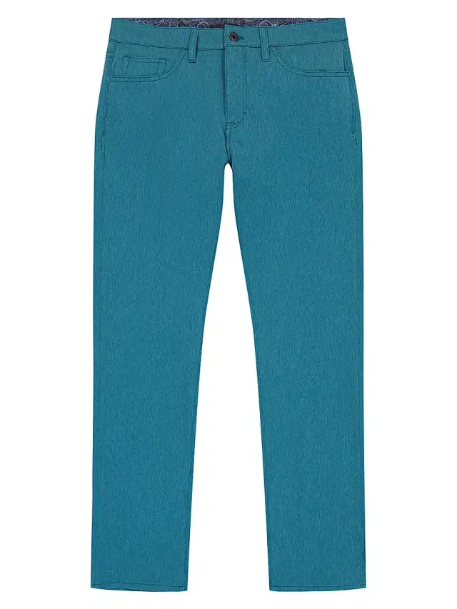 Men's Grady Five-Pocket Woven Pants - Dark Teal