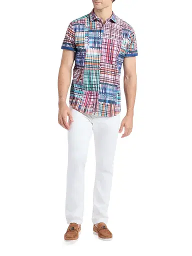 Robert Graham Men's Cadiz Solid Straight-Leg Jeans - White - Size 40 | Thumbnail 2