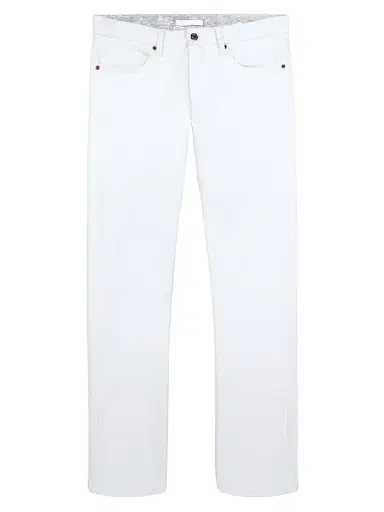 Robert Graham Men's Cadiz Solid Straight-Leg Jeans - White - Size 40 | Thumbnail 1