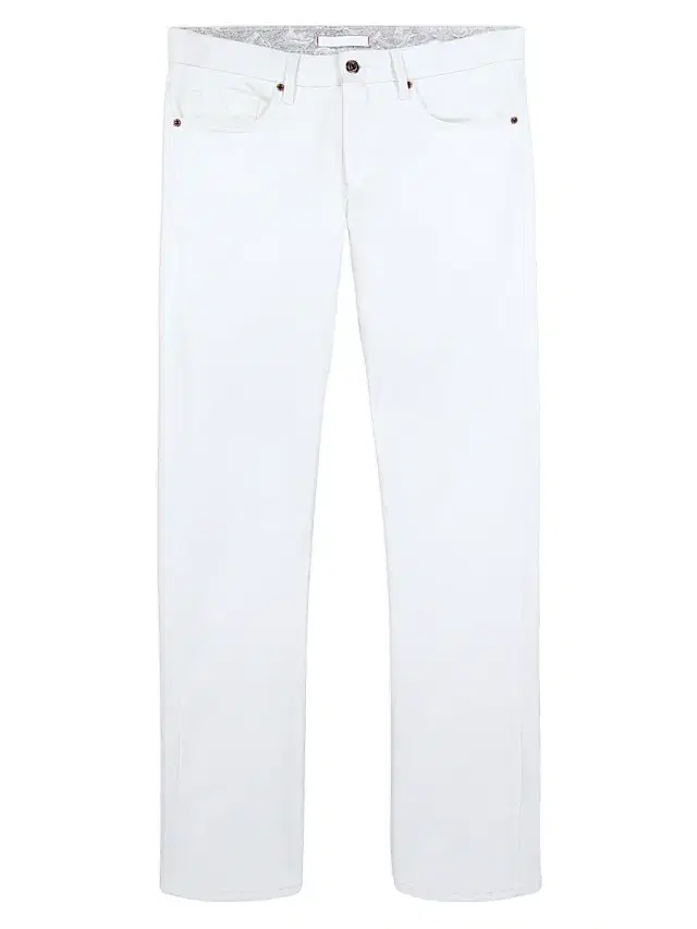Men's Cadiz Solid Straight-Leg Jeans - White