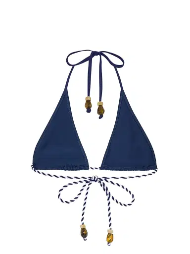 Milly Women's Halterneck Bikini Top - Navy Multi - Size Small | Thumbnail 8 Milly Women's Halterneck Bikini Top - Navy Multi - Size Small | Thumbnail 8