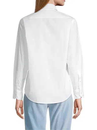 Frances Valentine Women's Perfect Poplin Button-Front Shirt - White - Size XXS | Thumbnail 5