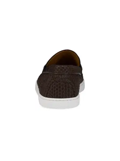 Christian Louboutin Men's Chambeli Boat Shoes - Cafe | Thumbnail 3 Christian Louboutin Men's Chambeli Boat Shoes - Cafe | Thumbnail 3