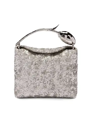 Erdem Women's Bloom Mini Sequin-Embellished Top Handle Bag | Thumbnail 1 Erdem Women's Bloom Mini Sequin-Embellished Top Handle Bag | Thumbnail 1