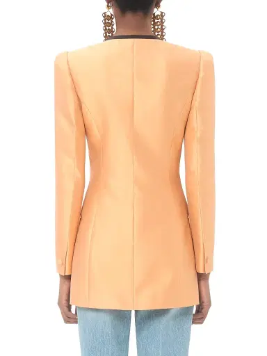 Valentino Garavani Women's Shantung Caban Coat | Thumbnail 4 Valentino Garavani Women's Shantung Caban Coat | Thumbnail 4