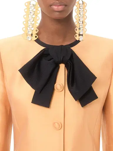 Valentino Garavani Women's Shantung Caban Coat | Thumbnail 5 Valentino Garavani Women's Shantung Caban Coat | Thumbnail 5