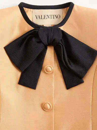 Valentino Garavani Women's Shantung Caban Coat | Thumbnail 6 Valentino Garavani Women's Shantung Caban Coat | Thumbnail 6
