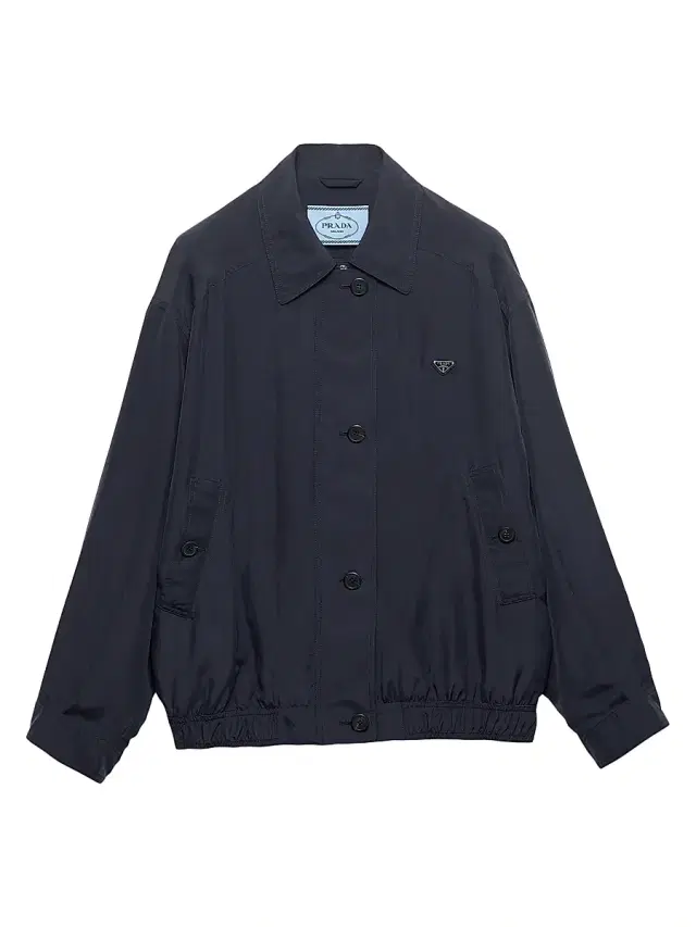 Prada Women's Silk Jacket - Blue