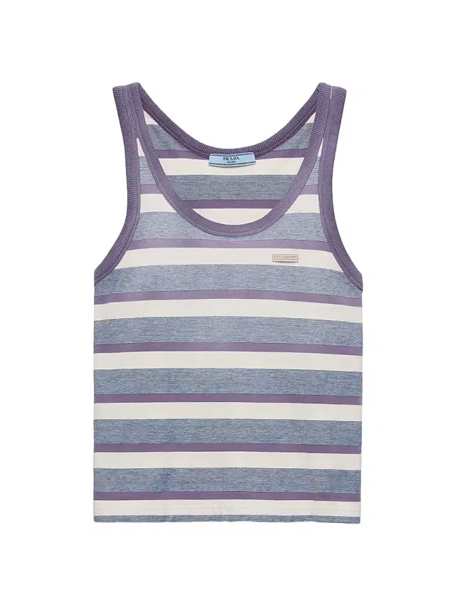 Women's Bayadere Stripe Jersey Tank Top - Blue