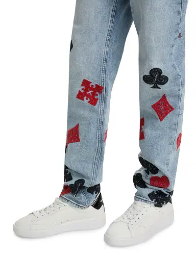 Ksubi Men's Chitch Duke Card-Motif Jeans - Denim - Size 38 | Thumbnail 6 Ksubi Men's Chitch Duke Card-Motif Jeans - Denim - Size 38 | Thumbnail 6