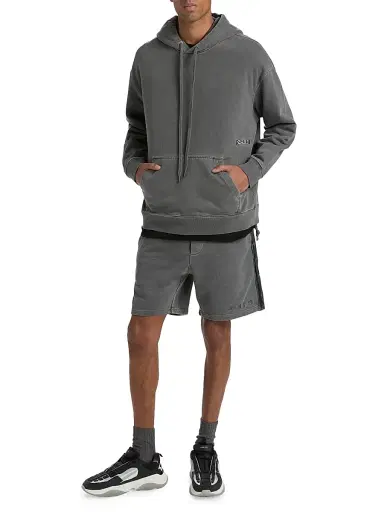 Ksubi Men's 4x4 Biggie Revamp Cotton Hoodie - Charcoal - Size XL | Thumbnail 2 Ksubi Men's 4x4 Biggie Revamp Cotton Hoodie - Charcoal - Size XL | Thumbnail 2