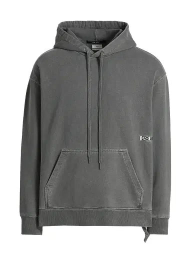 Ksubi Men's 4x4 Biggie Revamp Cotton Hoodie - Charcoal - Size XL | Thumbnail 1 Ksubi Men's 4x4 Biggie Revamp Cotton Hoodie - Charcoal - Size XL | Thumbnail 1
