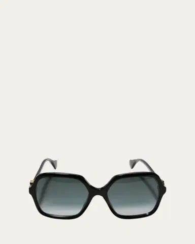 Gucci Oversize Rectangle Acetate Sunglasses | Thumbnail 6 Gucci Oversize Rectangle Acetate Sunglasses | Thumbnail 6