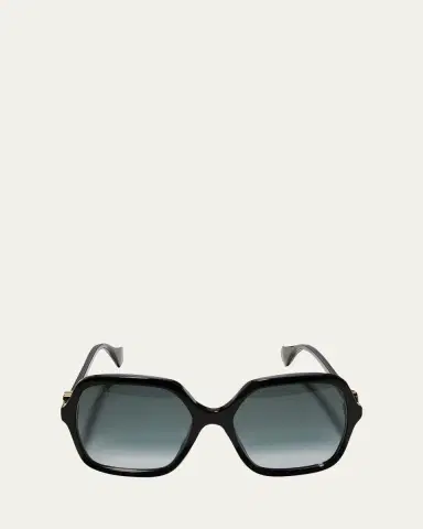 Gucci Oversize Rectangle Acetate Sunglasses | Thumbnail 8 Gucci Oversize Rectangle Acetate Sunglasses | Thumbnail 8