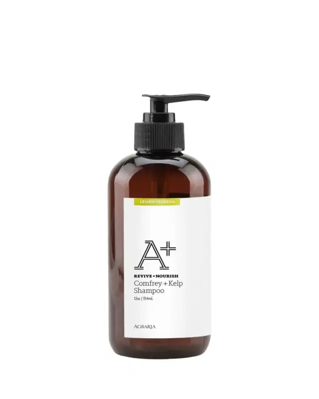 Agraria Lemon Verbena A+ Comfrey + Kelp Shampoo, 12 oz./ 354 mL