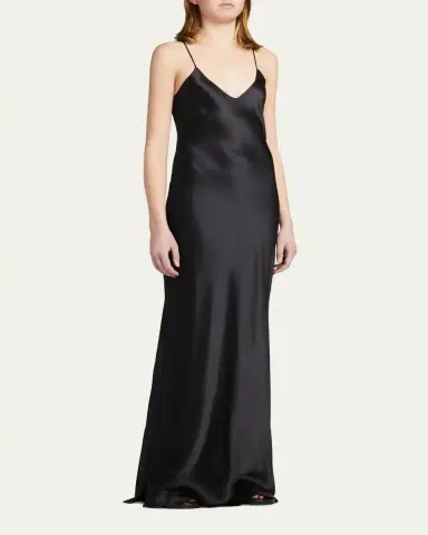 Nili Lotan Silk Satin Slip Gown | Thumbnail 6 Nili Lotan Silk Satin Slip Gown | Thumbnail 6