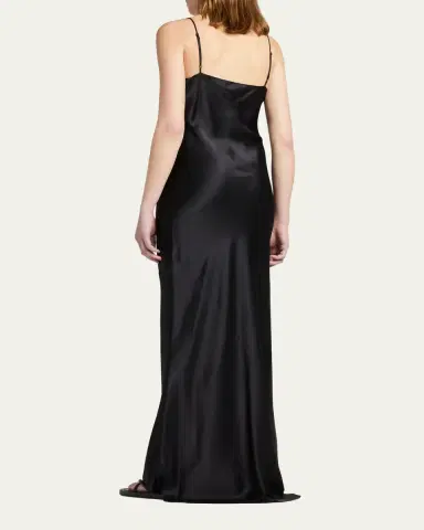 Nili Lotan Silk Satin Slip Gown | Thumbnail 7 Nili Lotan Silk Satin Slip Gown | Thumbnail 7