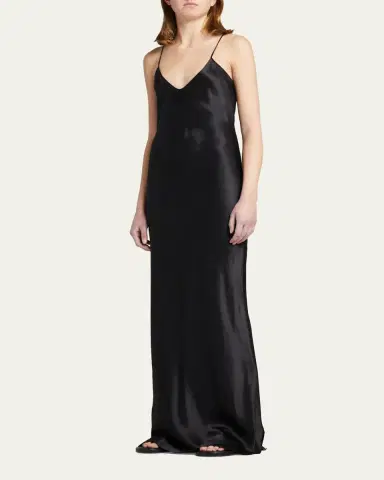 Nili Lotan Silk Satin Slip Gown | Thumbnail 8 Nili Lotan Silk Satin Slip Gown | Thumbnail 8