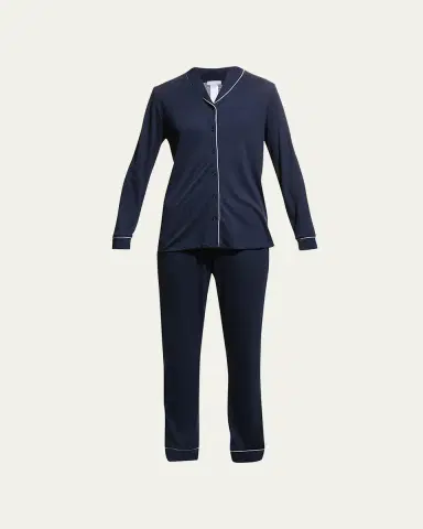 Hanro Natural Comfort Long-Sleeve Pajama Set | Thumbnail 5