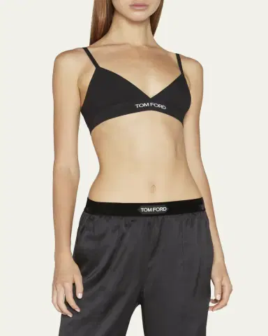 Tom Ford Contrast Logo-Band Bra | Thumbnail 2