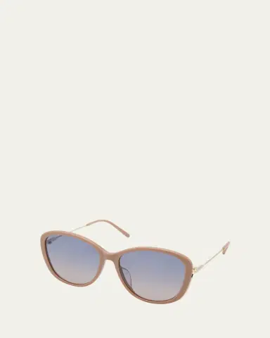 Chloé Gradient Round Acetate Sunglasses | Thumbnail 2 Chloé Gradient Round Acetate Sunglasses | Thumbnail 2