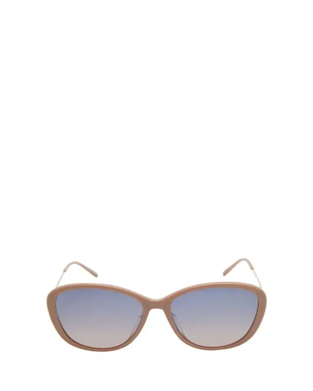 Chloe Gradient Round Acetate Sunglasses