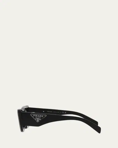 Prada Rectangular Marble Acetate Cat-Eye Sunglasses | Thumbnail 3 Prada Rectangular Marble Acetate Cat-Eye Sunglasses | Thumbnail 3