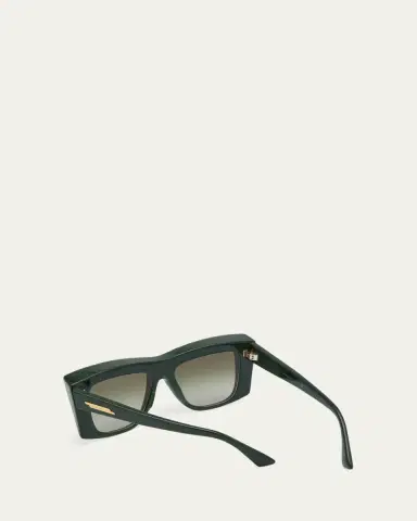 Bottega Veneta Beveled Acetate Rectangle Sunglasses | Thumbnail 2 Bottega Veneta Beveled Acetate Rectangle Sunglasses | Thumbnail 2