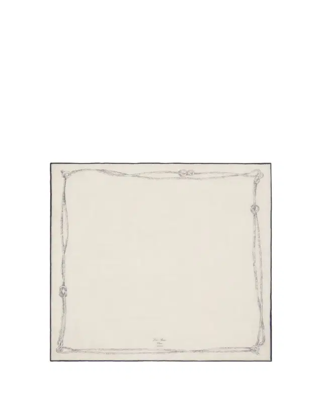 Men's Alare Cashmere and Silk Foulard
