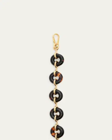 Loewe Chunky Donut Chain Bag Strap in Acetate and Brass | Thumbnail 2