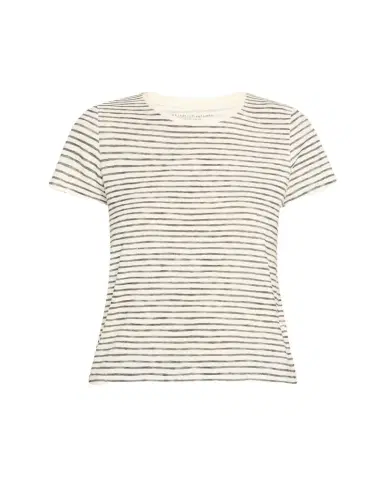 MAJESTIC FILATURES Cotton Striped Boat-Neck Tee | Thumbnail 1