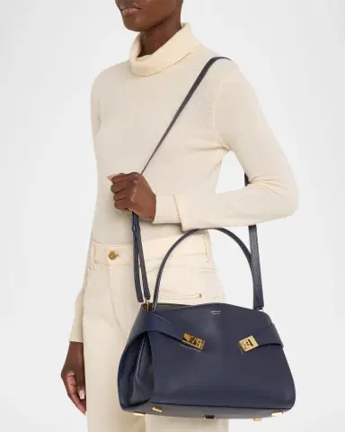 Ferragamo Hug Small Leather Top Handle Bag | Thumbnail 6 Ferragamo Hug Small Leather Top Handle Bag | Thumbnail 6