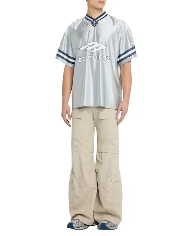 Men 's Shiny 3B Football V-Neck T-Shirt