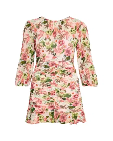 Saloni Astrid Ruched Floral Mini Dress | Thumbnail 1