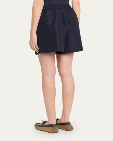 Brunello Cucinelli Techno Cotton Pull-On Shorts | Thumbnail 3