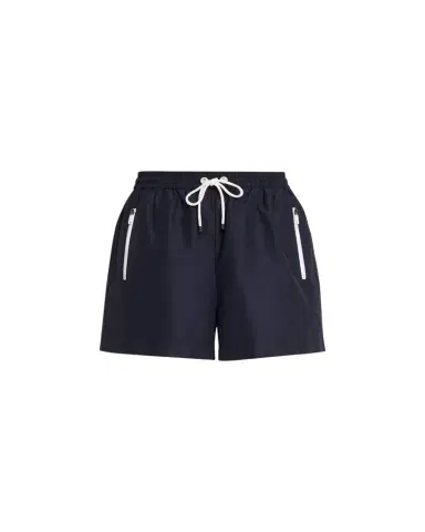 Brunello Cucinelli Techno Cotton Pull-On Shorts | Thumbnail 1