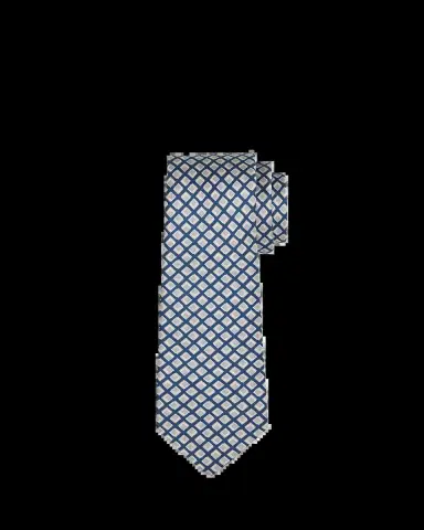 Giorgio Armani Men's Diamond-Print Silk Tie | Thumbnail 2