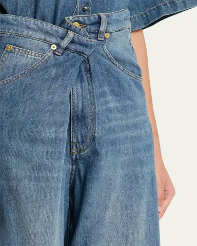 DARKPARK Ines Fold-Over Wide-Leg Jeans | Thumbnail 5 DARKPARK Ines Fold-Over Wide-Leg Jeans | Thumbnail 5