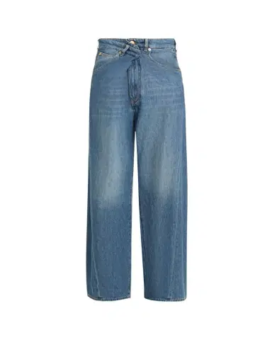 DARKPARK Ines Fold-Over Wide-Leg Jeans | Thumbnail 1 DARKPARK Ines Fold-Over Wide-Leg Jeans | Thumbnail 1