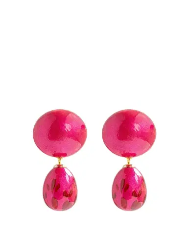 Saulé Calista Earrings in Rosso Divine | Thumbnail 1