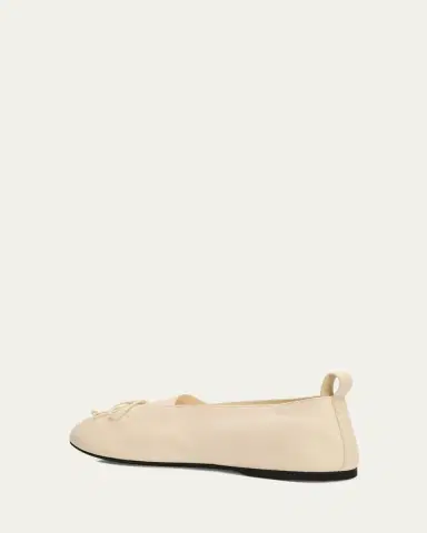 Miu Miu Nappa Leather Ballerina Flats | Thumbnail 13