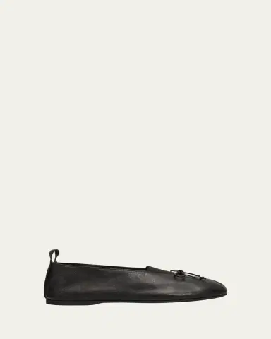 Miu Miu Nappa Leather Ballerina Flats | Thumbnail 6