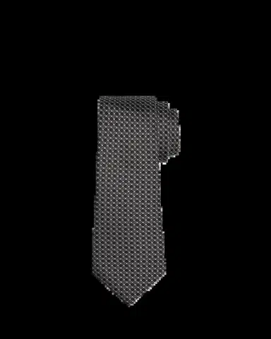 Giorgio Armani Men's Woven Micro-Geometric Circle Silk Tie | Thumbnail 2