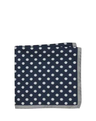 Giorgio Armani Men's Abstract Polka Dot Silk Handkerchief | Thumbnail 1 Giorgio Armani Men's Abstract Polka Dot Silk Handkerchief | Thumbnail 1