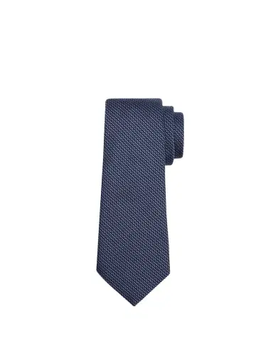 Giorgio Armani Men's Woven Micro-Geometric Silk Tie | Thumbnail 1 Giorgio Armani Men's Woven Micro-Geometric Silk Tie | Thumbnail 1