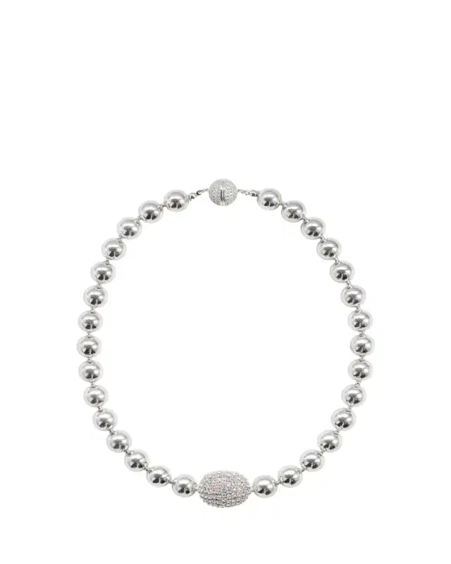 Saule Label Cassia Necklace in Silver Sheer